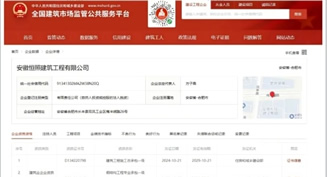喜訊！安徽恒照建筑公司建筑工程施工總承包壹級資質成功獲批